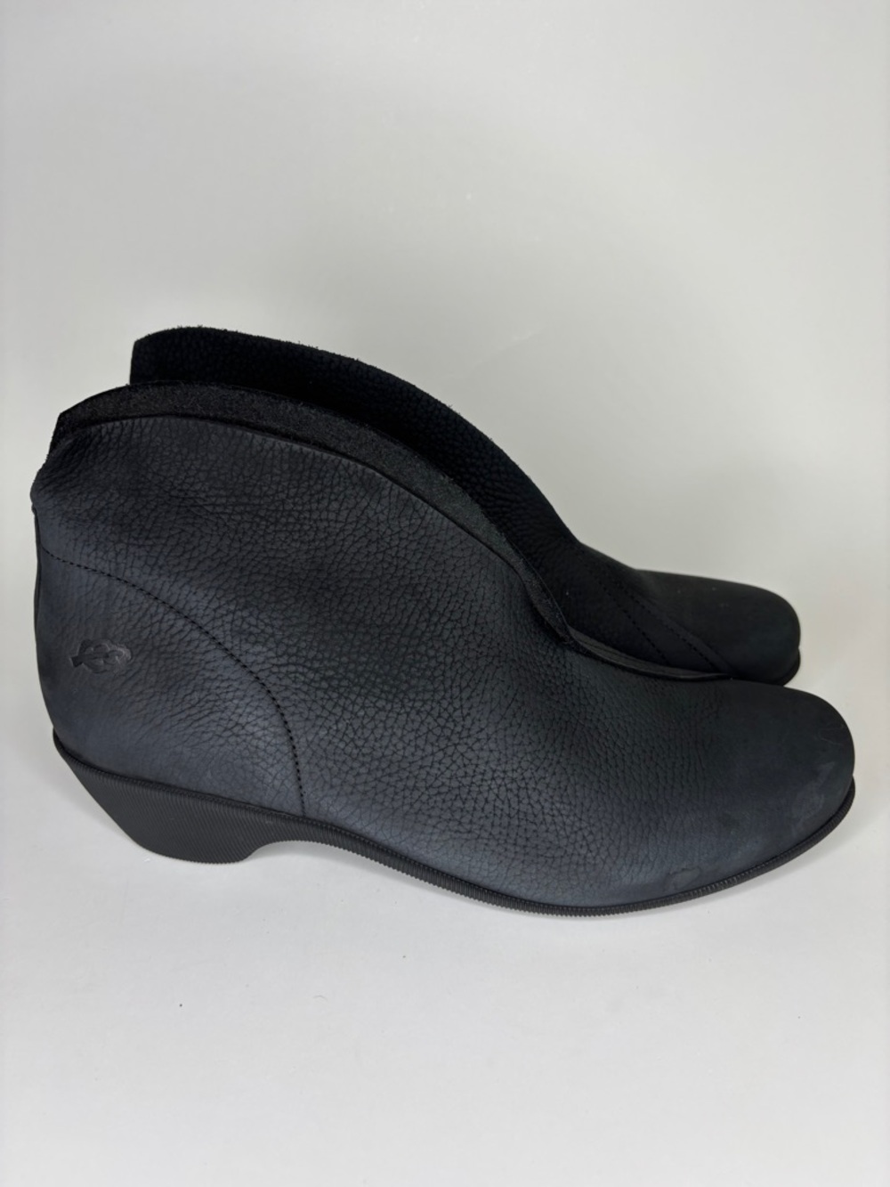 Loints Of Holland Black Nubuck Leather Ankle Boot Women’s Sz 41 EU 9/9.5 US